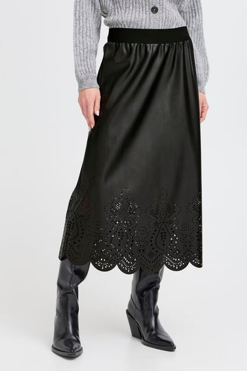 Densio Pleather Skirt